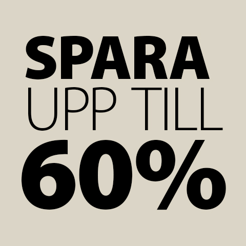 Spara upp till 60%