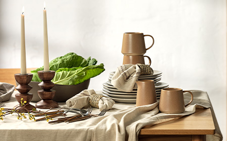 Ge matbordet en naturlig touch av värme med Nordic Mood