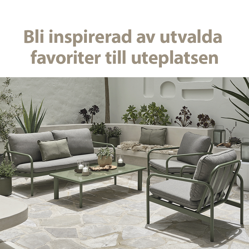 bli inspirerad till att inreda uteplatsen 