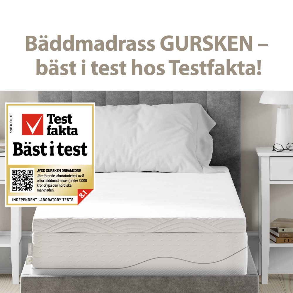 Bäst i test - bäddmadrassen GURSKEN
