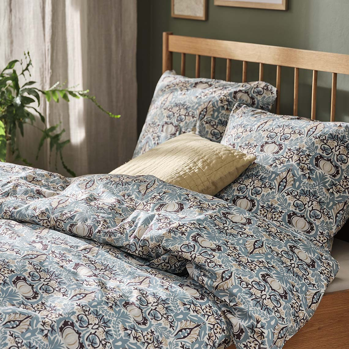 Lovis-tpåslakanset Färgglada bomullsbäddar i art deco-inspirerad design