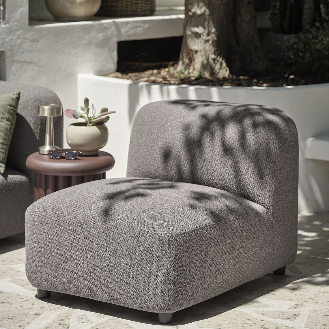 Loungemodul på en uteplats 