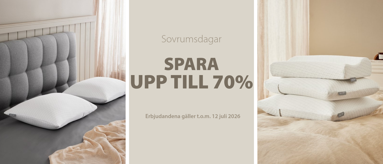 Sovrumsdagar- spara upp till 70%