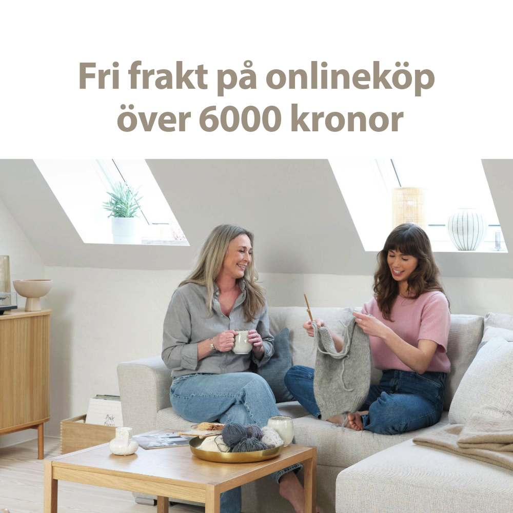 Fri frakt på onlineköp över 6000 kronor